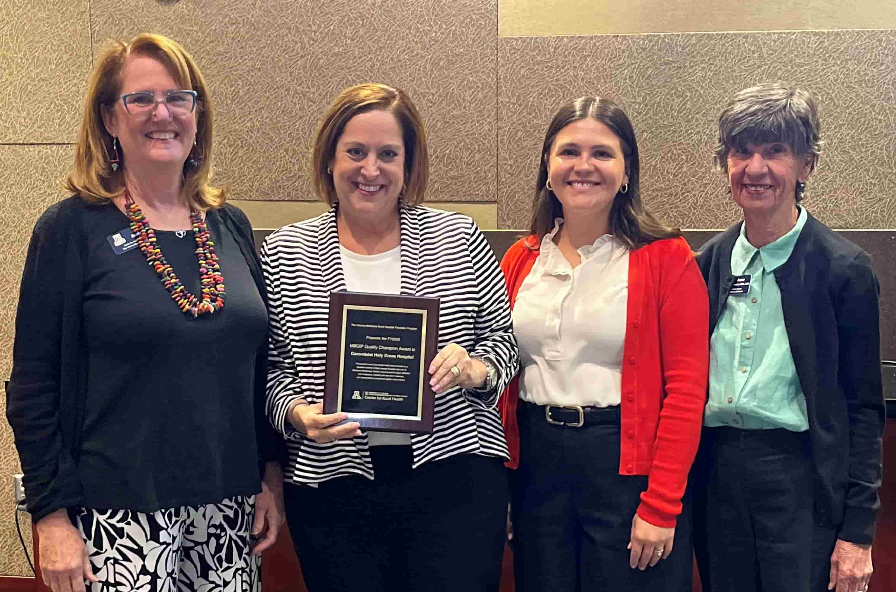 Carondelet Holy Cross Hospital - Champion and Excellence Award for Quality Care